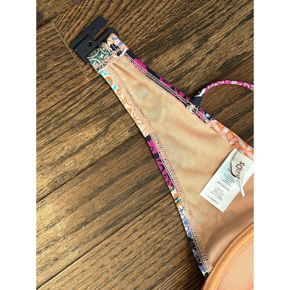 Artesands Salmagundi Multi Degas Bikini Top Size 14 Tropical Underwire NWT - Picture 11 of 15